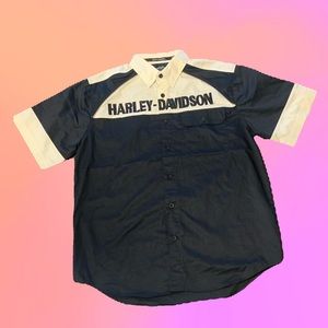 Harley-Davidson mens button up shirt